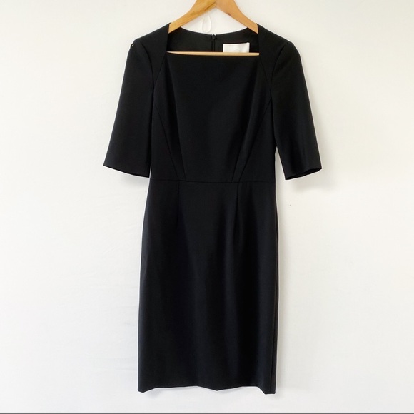 Hugo Boss Black Sheath Dress  US2 AS IS - Picture 1 of 5